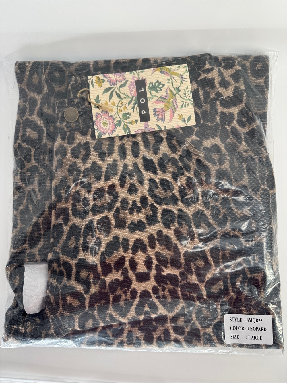 POL Wide-Leg pants in Leopard Print - Brown & Black
